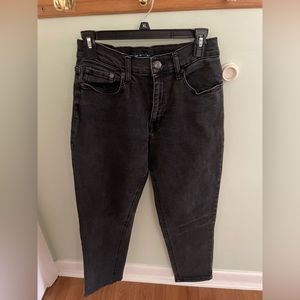 Aeropostal black curvy mom jeans